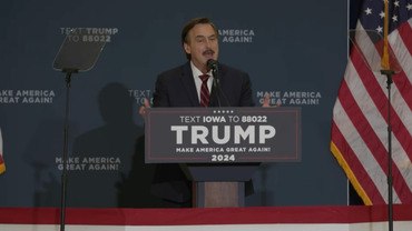 Mike Lindell's Speech at Trump Rally In Iowa